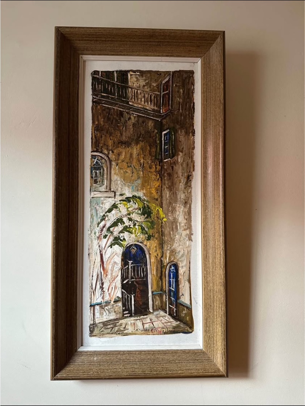 MCM Melba Dukes Gianelloni New Orleans Signed Framed